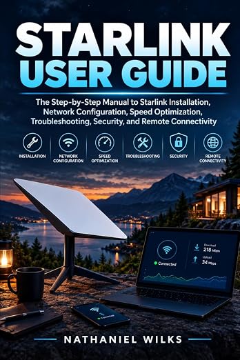Starlink User Guide: The Step-by-Step Manual to Starlink Installation, Network Configuration, Speed Optimization, Troubleshooting, Security, and Remote Connectivity
